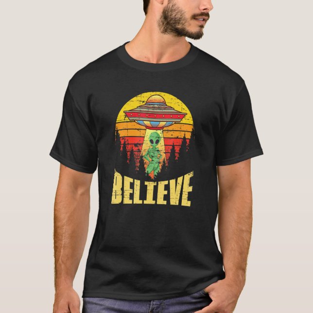 T-shirt Rétroviseur d'objets volants non identifiés Ufo Al (Devant)