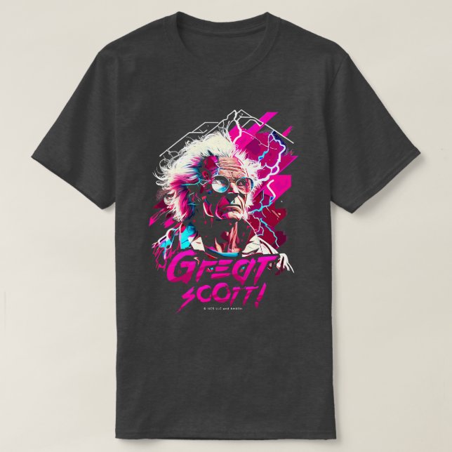 T-shirt Retrowave Great Scott (Design devant)
