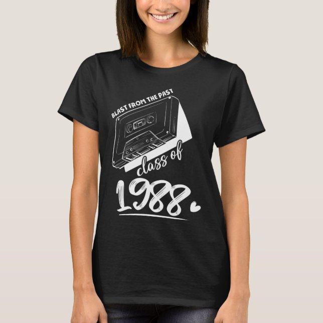 T-shirt Reunion Class of 1988 School Graduation Blast From (Devant)