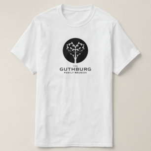 T-shirt réunion d'arborescence de famille personnalisable