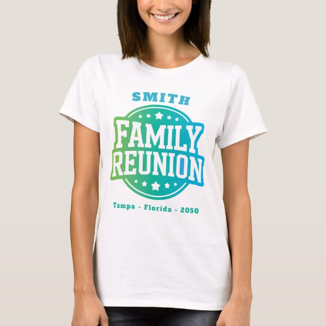 T-shirt Réunion de famille  (Devant)