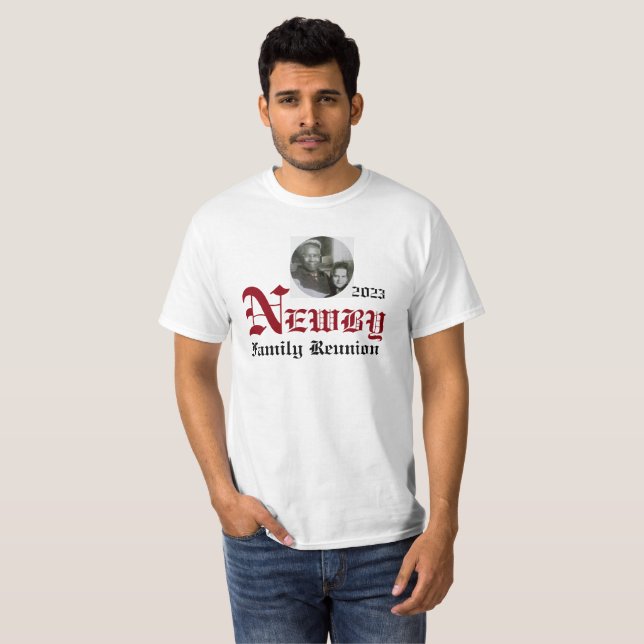 T-SHIRT RÉUNION DE FAMILLE 2023 (Devant entier)