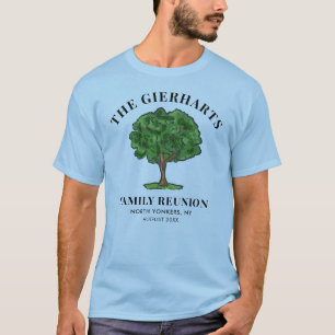 T-shirt Réunion de famille arbre généalogique cousins se r