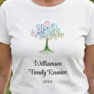 T-shirt Réunion de famille arbre généalogique personnalisé