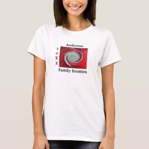 T-shirt Réunion de famille Artistic Abstrait Swirl Keepsak