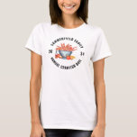 T-shirt Réunion de famille bouillabaisse de fruits de mer<br><div class="desc">C'est de retour. L'événement annuel de fête d'été que vous organisez pour que toute la famille se détende, mange et boive. Commémorez cette année avec un design familial assorti pour rendre la photo parfaite et garder le souvenir pendant des années et des années. Ajoutez les détails de votre famille en...</div>