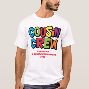 T-shirt Réunion de famille de la joyeuse bande de cousins