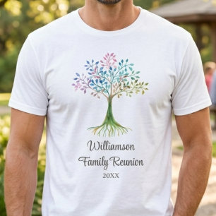 T-shirt Réunion de famille de l'arborescence de la famille