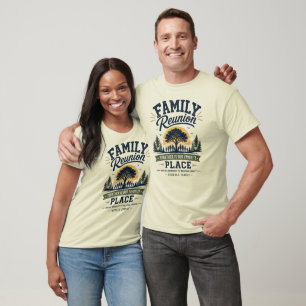 T-shirt Réunion de famille Ensemble est notre endroit préf