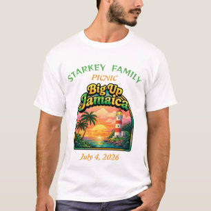 T-shirt Réunion de famille jamaïcaine