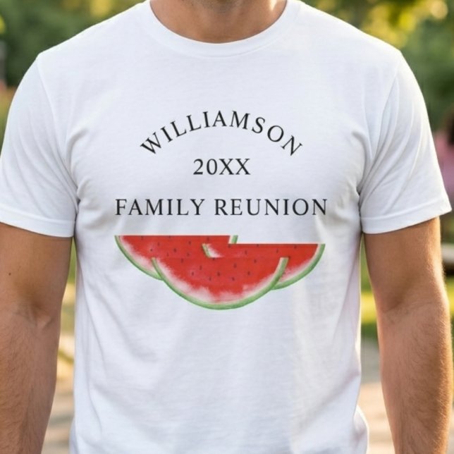 T-shirt Réunion de famille Pastèque  (Créateur téléchargé)