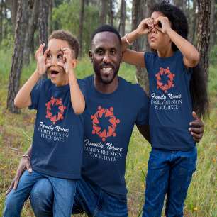 T-shirt Réunion de famille personnalisée