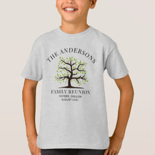 T-shirt Réunion de famille personnalisée, généalogie corre