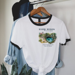 T-shirt Réunion de famille personnalisée Tulum Vacances d'