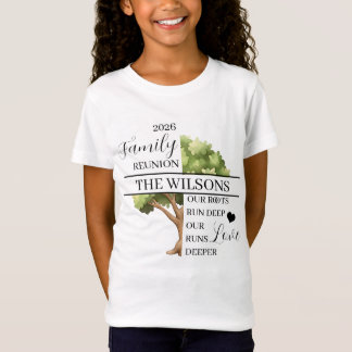 T-Shirt Réunion de famille Racine et Amour Profond Enfant
