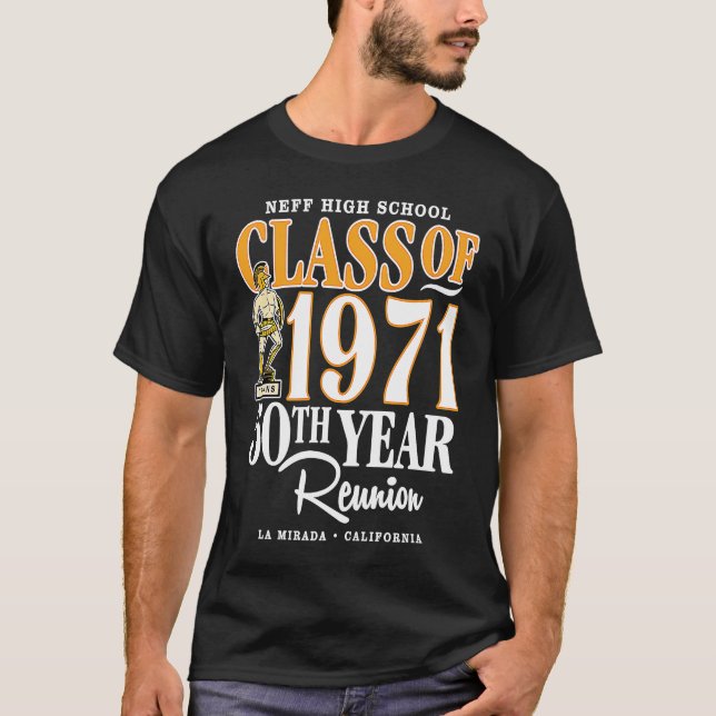 T-SHIRT RÉUNION DE LA CLASSE SUPÉRIEURE DE NEFF NHS 046 (Devant)