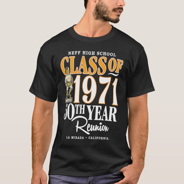 T-SHIRT RÉUNION DE LA CLASSE SUPÉRIEURE DE NEFF NHS 046 (Devant)