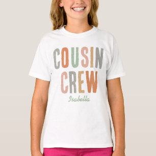 T-shirt Réunion de la famille Boho de l'équipage du cousin