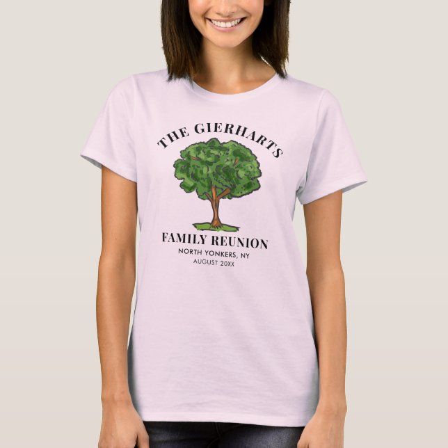 T-shirt Réunion de l'arbre généalogique de la famille Cous (Devant)