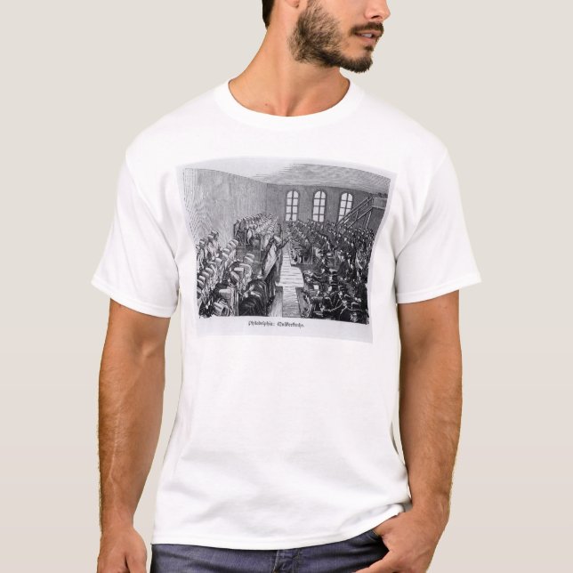 T-shirt Réunion de quaker, Philadelphie (Devant)