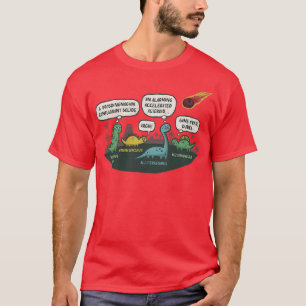 T-shirt Réunion dernière du club littéraire de Dinosaur