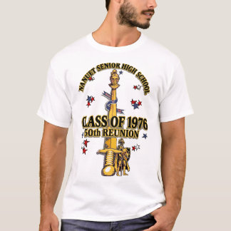 T-shirt Réunion des Chevaliers du Lycée Nanuet Senior en N
