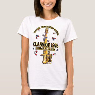 T-shirt Réunion des Chevaliers du Lycée Nanuet Senior en N