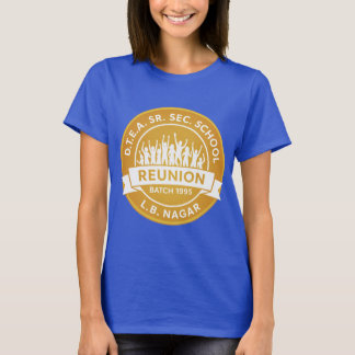 T-shirt Réunion DTEA 1995 Bleu et Or