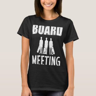 T-shirt Réunion du conseil Skateboard Skater Skater Meetin