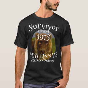T-shirt Réunion du lycée 2024 Vacances d'anniversaire