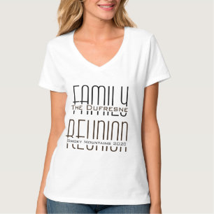 T-shirt Réunion familiale branchée