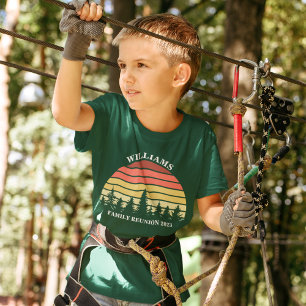 T-shirt Réunion familiale Camping sur mesure Voyage Couche