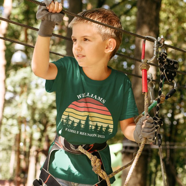 T-shirt Réunion familiale Camping sur mesure Voyage Couche (Créateur téléchargé)