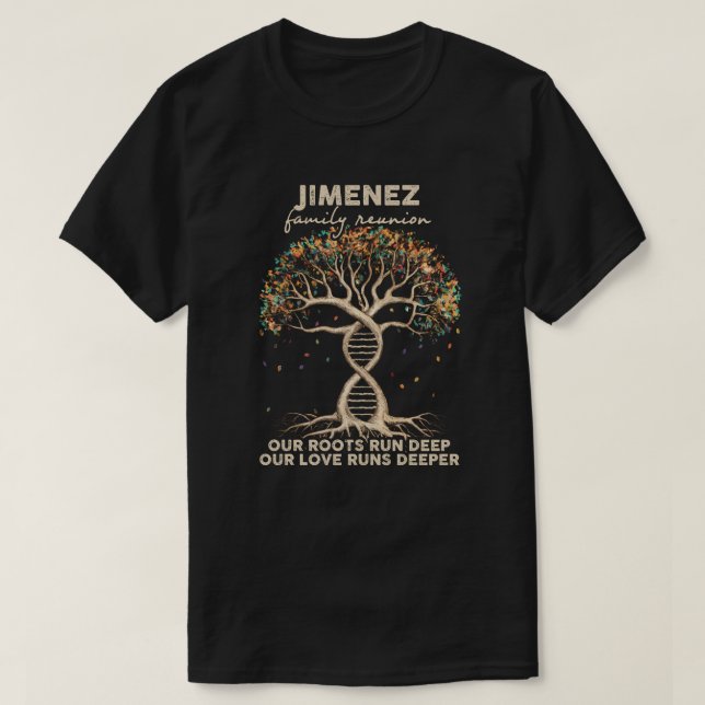 T-shirt Réunion familiale de Jimenez (Design devant)