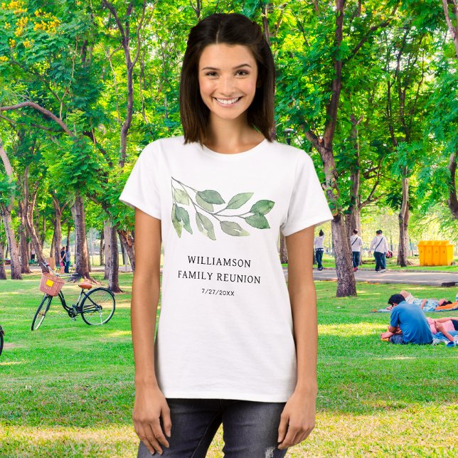 T-shirt Réunion familiale personnalisée (Créateur téléchargé)