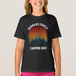 T-SHIRT RÉUNION FAMILIALE PERSONNALISÉE CAMPING SUNSET MOU