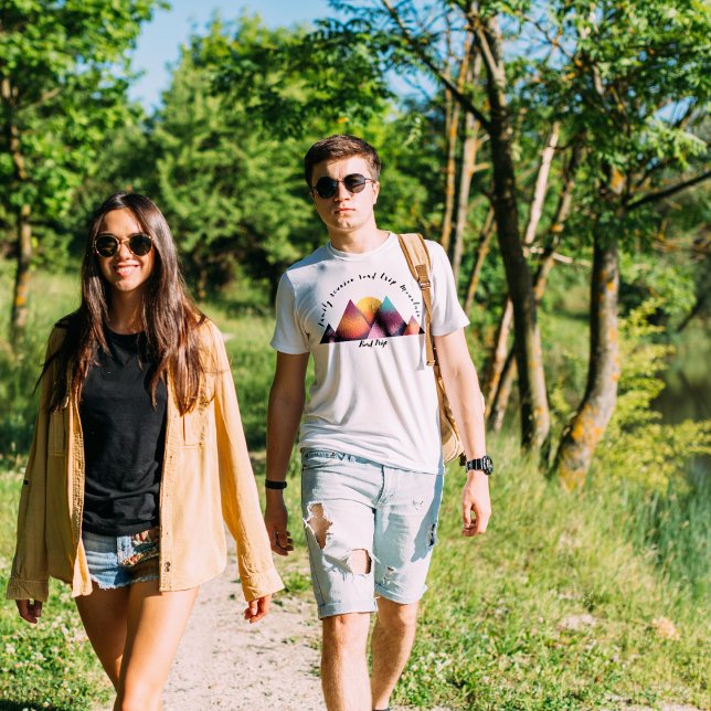 T-shirt Réunion familiale personnalisée Road trip Mountain (Créateur téléchargé)