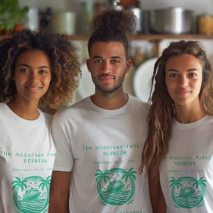 T-shirt Réunion familiale Reunion Cruise Group