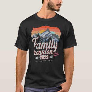T-shirt Réunion Famille Été Camping Voyage Faire des souve