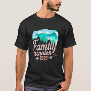 T-shirt Réunion Famille Été Camping Voyage Faire des souve