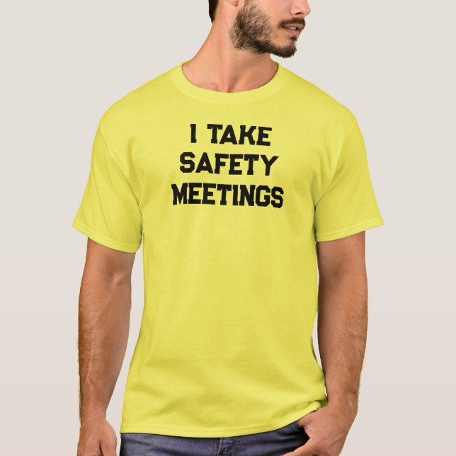 T-SHIRT RÉUNIONS SUR LA SÉCURITÉ (Devant)