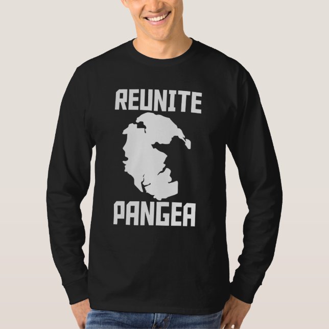 T-shirt Réunir Géologue Pangea Paléontologue (Devant)