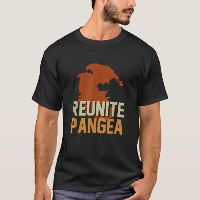 T-shirt Réunir la géologie de Pangea (Devant)