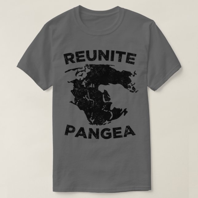 T-shirt Réunir l'Humour géologique de Pangea (Design devant)