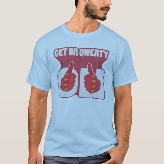 T-SHIRT RÉUSSISSEZ UR QWERTY (Devant)