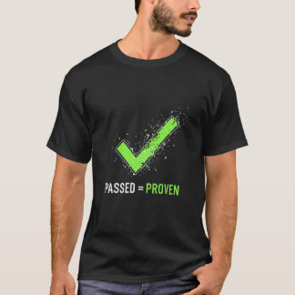 T-shirt Réussite Égale Logiciel Testé Vert 