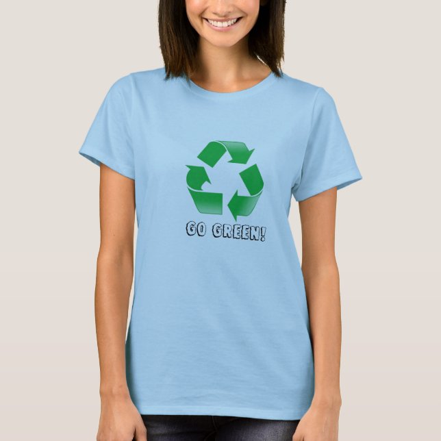 T-shirt réutilisez, devenez écolo ! (Devant)
