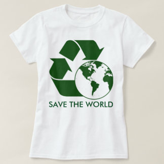 T-shirt Réutilisez et sauvez le monde