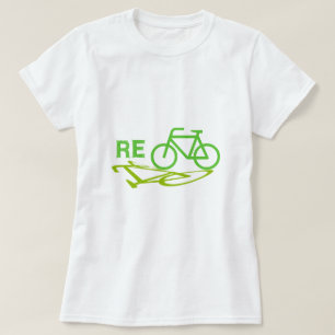 T-shirt Réutilisez la conception de vélo