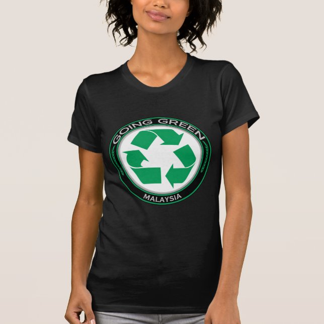 T-shirt Réutilisez la Malaisie (Devant)